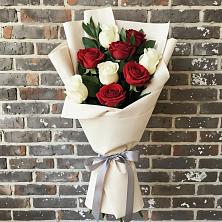Букет цветов из:  Розы в Новом Приморского края