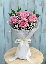 Букет цветов из:  Розы #REPLACE_PRED# Новом Приморского края
