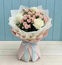 Букет цветов из:  Розы #REPLACE_PRED# Новом Приморского края