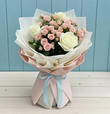 Букет цветов из:  Розы в Новом Приморского края
