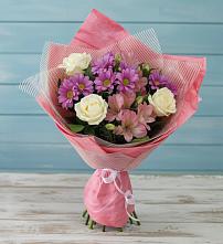 Букет цветов из:  Герберы в Новом Приморского края