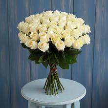 Букет 51 Белая роза Эдлесс Лав #REPLACE_PRED# Новом Приморского края