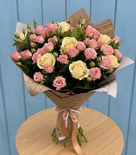 Букет цветов из:  Розы #REPLACE_PRED# Новом Приморского края