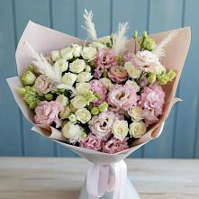 Букет цветов из:  Альстромерии и Розы #REPLACE_PRED# Новом Приморского края